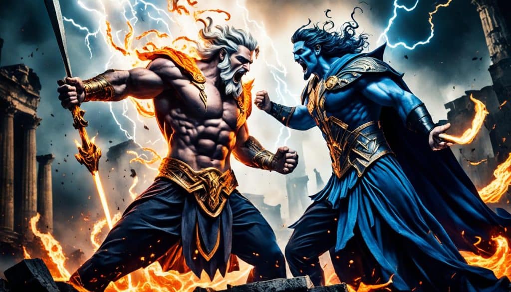 Zeus vs Hades – Gods of War